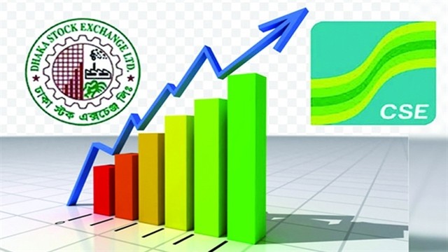 সূচকের বড় উত্থানে চলছে পুঁজিবাজারে লেনদেন